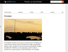 Tablet Screenshot of cruises.lovetoknow.com