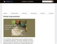 Tablet Screenshot of homeimprovement.lovetoknow.com
