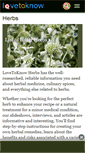Mobile Screenshot of herbs.lovetoknow.com