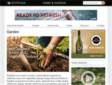 Tablet Screenshot of garden.lovetoknow.com