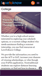 Mobile Screenshot of college.lovetoknow.com