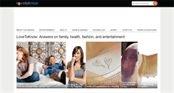 Desktop Screenshot of maint.lovetoknow.com