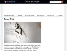 Tablet Screenshot of feng-shui.lovetoknow.com