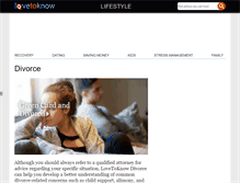 Tablet Screenshot of divorce.lovetoknow.com