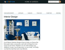 Tablet Screenshot of interiordesign.lovetoknow.com