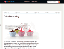 Tablet Screenshot of cake-decorating.lovetoknow.com