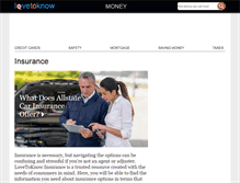 Tablet Screenshot of insurance.lovetoknow.com