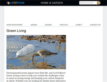 Tablet Screenshot of greenliving.lovetoknow.com