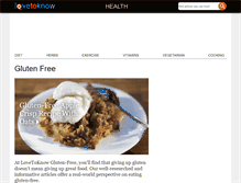 Tablet Screenshot of gluten.lovetoknow.com